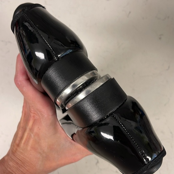 CAPEZIO Jr. Tyette Tap Shoe for Beginners Size 7 1/2 Black Worn 1-2 Times - Picture 7 of 16